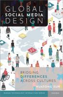 Global Social Media Design Book Cover, a Choice 2021 Outstanding Academic Title