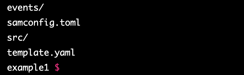 Folder structure in the unzipped directory